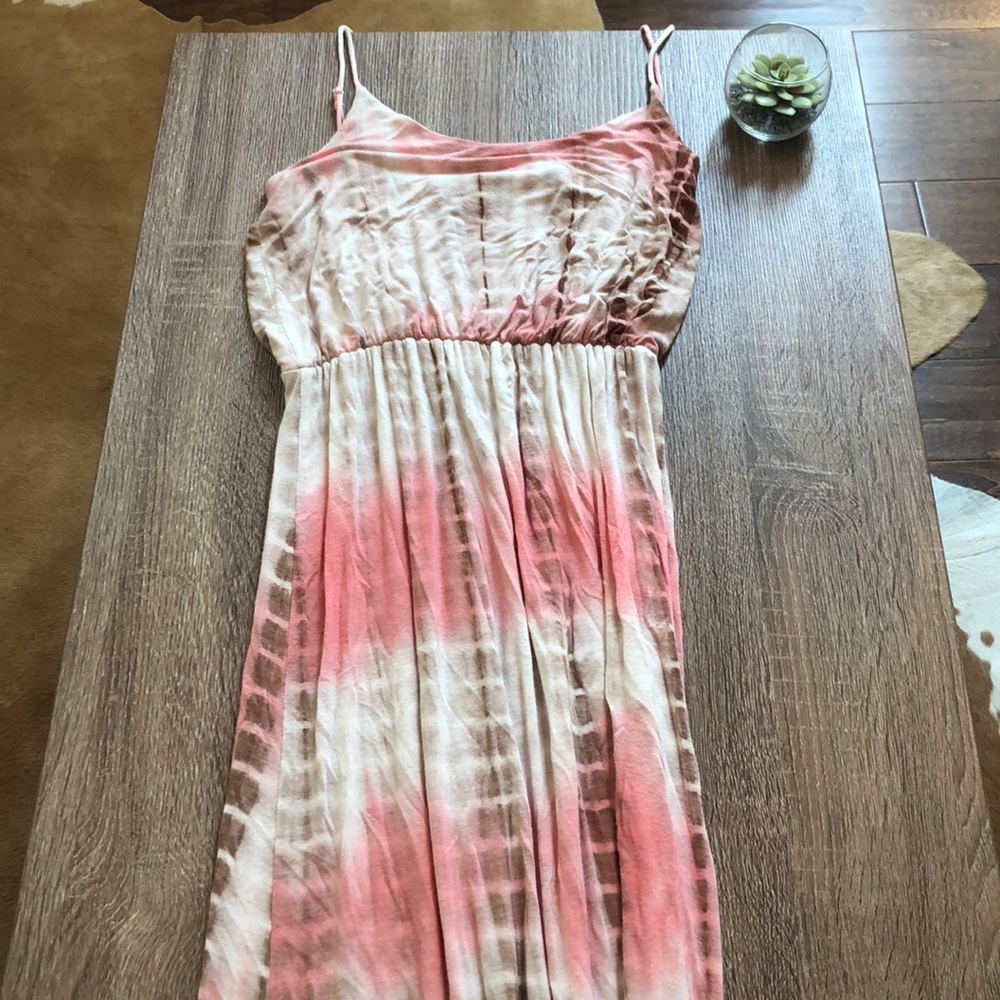 Boutique tie dye maxi dress